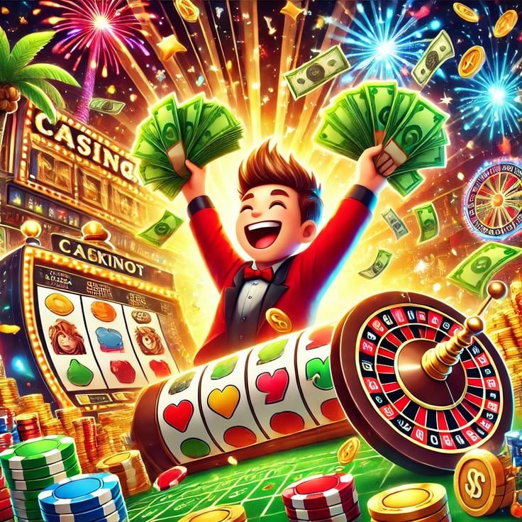Antarmuka permainan Sweet Bonanza di momoslot dengan grid 6x5 dan simbol buah-buahan cerah